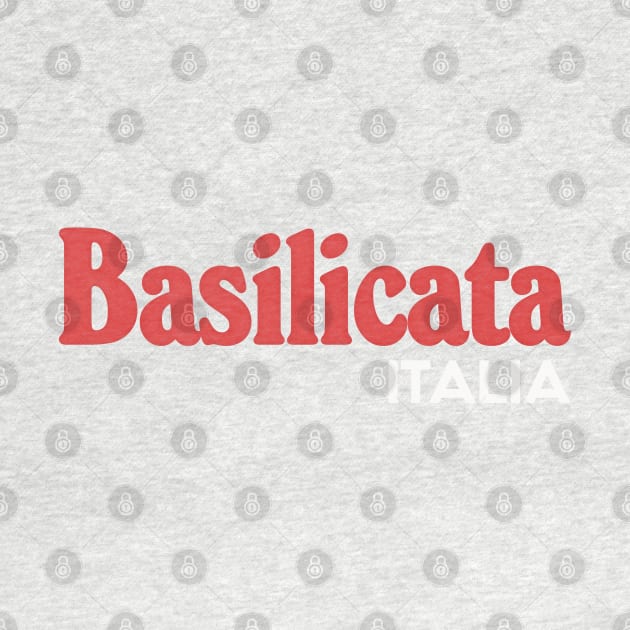 Basilicata // Italia Typography Region Design by DankFutura